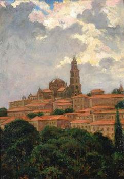 James Carroll Beckwith : Cathedral at le Puy
